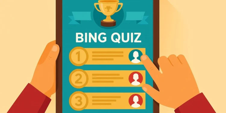 Stay sharp with the Bing Homepage Quiz! Discover new questions every day covering geography, entertainment, science, and world facts. Start the quiz and improve your score!